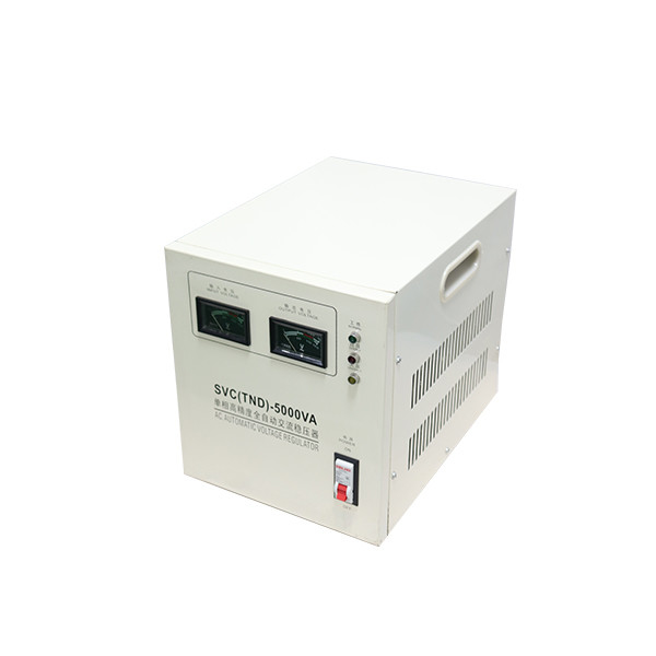 5KVA 자동 전압 안정기 220V 단일 단계 AC 전력 안정기 TND ((SVC) -5000VA