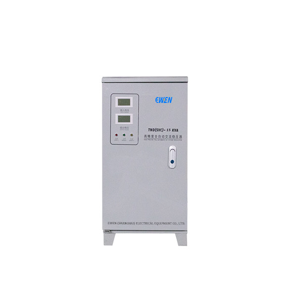 공장 판매 15KVA 단일 단계 전압 안정기 220V 50HZ 60HZ 디지털 미터