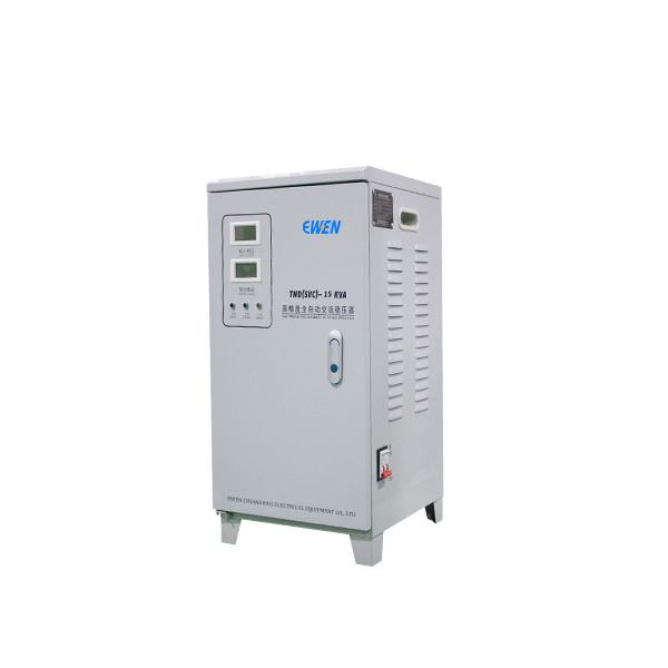공장 판매 15KVA 단일 단계 전압 안정기 220V 50HZ 60HZ 디지털 미터