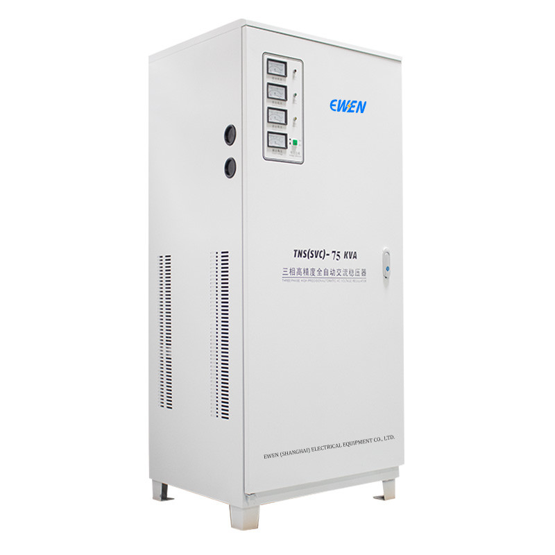 TNS ((SVC) -75KVA AC 전력 안정기 3단계 자동 전압 조절기 안정기 AVR 380V 230V 220V 400V 415V 440V 480V