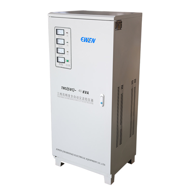 40KVA 3단계 산업 전압 안정기 AC 전력 서보 자동 전압 조절기 380V 400V 415V 480V