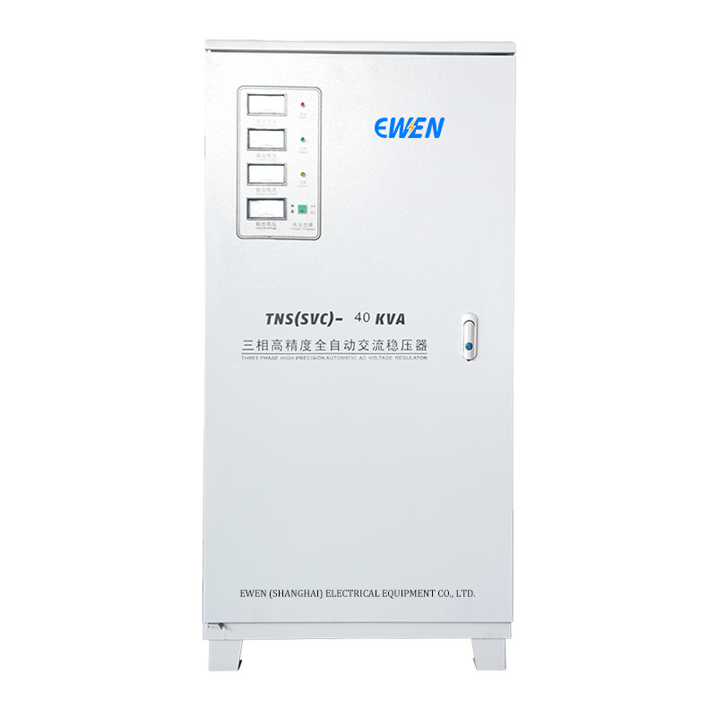 40KVA 3단계 산업 전압 안정기 AC 전력 서보 자동 전압 조절기 380V 400V 415V 480V
