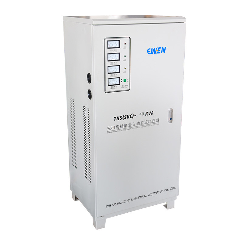 공장 판매 3단계 전압 안정기 40KVA 3단계 서버 AVR 자동 전압 조절기 380V 415V 400V