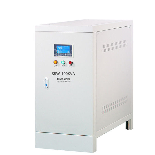 고성능 디지털 표시 장치를 가진 삼상 Ac 전압 조정기 100KVA