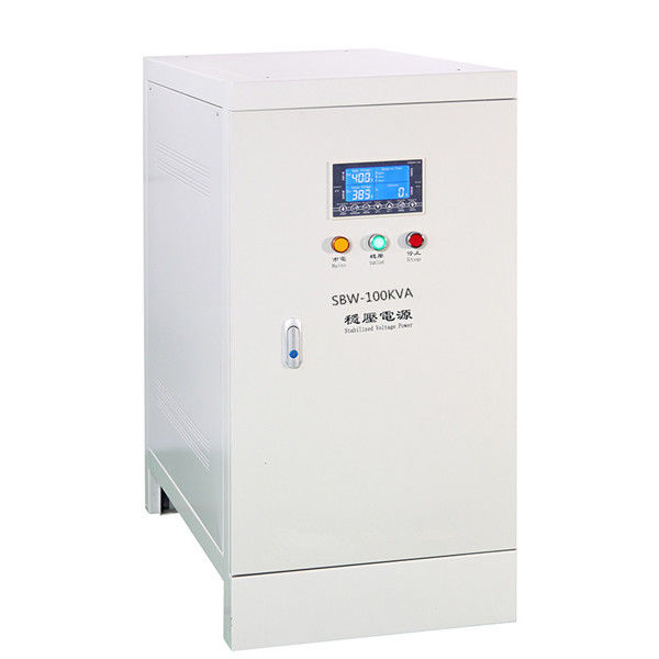 고성능 디지털 표시 장치를 가진 삼상 Ac 전압 조정기 100KVA