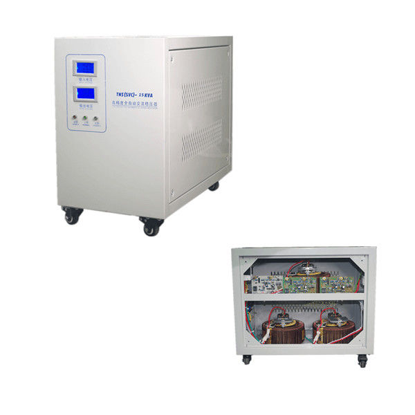 LCD 디스플레이 자동적인 전압 안정제 AC 안정제 3 단계 Avr 15KVA