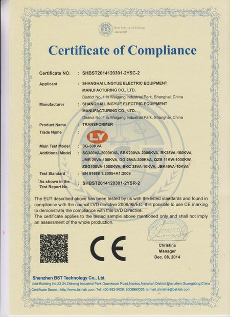 중국 Ewen (Shanghai) Electrical Equipment Co., Ltd 인증